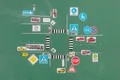 Wissner® aktiv lernen Lernspielzeug Verkehrszeichensatz magnetisch (124 Teile) Verkehrsschilder lernen, RE-Plastic®