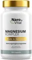 NaroVital Magnesium Komplex Hochdosiert - 180 Kapseln - 3 Monate Vorrat - Mit 5 Magnesiumformen