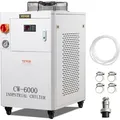 VEVOR Industrieller Wasserkühler, CW6000, 1500 W Wasserkühler-Kühlsystem mit Kompressor, 15 L Wassertankkapazität, 65 L/min max. Durchflussrate...