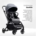 Hamilton by yoop T1 Grau - Premium Buggy mit MagicFold 360Grad drehbar (43367199)