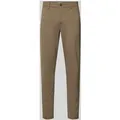 Only & Sons Slim Fit Chino aus Viskose-Mix Modell 'MARK' in Taupe, Größe 29/34
