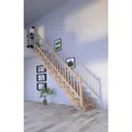 STARWOOD Systemtreppe "Lindos", Buchenholz, 13 Stufen, max. Geschosshöhe 300 cm - braun