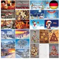 Edition Colibri Weihnachtskarten: 100er-Weihnachtskarten-Set, Postkarten-Set