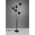 Trio R46335979 Stehleuchte Tommy 5x40w | E14 - Fußschalter, mattes Nickel, schwarz