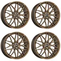 4 Felgen Dotz Suzuka bronze 8.5Jx19 5x112 für Fiat 500