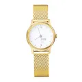 Mondaine Damen-Armbanduhr Helvetica NO1 Light Holiday ED. Analog Quarz Edelstahl MH1.L1111.SM