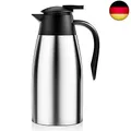 Uootach Thermokanne Isolerkanne 2 Liter, 304 Edelstahl Isolierte Isolierkanne,