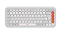 Logitech POP ICON KEYS - OFF WHITE - DEU - CENTRAL-419 Gaming-Tastatur (Hergestellt aus recyceltem Kunststoff)