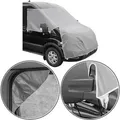 Frontscheibenabdeckung kompatibel Ford Transit ab 2014 – Abdeckplane Wohnwagen mit UV-Schutz, isolierender Wirkung, mehr Privatsphäre, 160 g/m2 Vl
