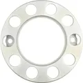 22,5" Weiß Vorderradabdeckung MAN Mercedes Volvo Scania DAF Renault Iveco 10 Löcher universal - Braun
