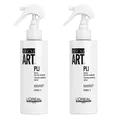 2x Loreal Tecni Art Pli Thermospray Festiger Kräftiges Haar 190ml - L'Oréal Prof