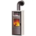 HARK Kachelofen "Opera B", cremeweiß, Kacheln, 7 kW, Dauerbrand geeignet - weiss