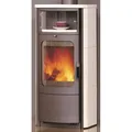 Hark Dauerbrandofen Kaminofen Opera-B Ofenkacheln creme-weiss titan (7 KW)