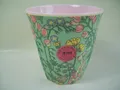 Rice Lupine Melamin Latte Cup Mug Trink Becher rosa Sommerwiese