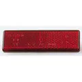 ECIE Motorrad Rückstrahler rot eckig selbstklebend E-geprüft 90x25 mm