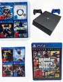 PlayStation 4 Pro 1 TB + Spiele GTA V Bundle USK 18 + 2x Controller + 9x Games