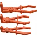 BGS - Schlauch-Abklemmzangen-Satz | 90° abgewinkelt | 155 - 220 mm | 3-tlg. - 87