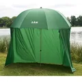 DAM Umbrella Tent Schirmzelt mit herausnehmbarem Rückwand Anglerschirm Camping