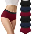 Libella Unterhosen Damen 6er Pack Baumwolle Atmungsaktiv Unterwäsche Bequeme Slips Weich Frauen Cotton Panties Stretch Women Hipster Mehrpack Damenslips BRM-XL