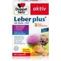 Doppelherz Leber plus mit Cholin + Zink Kapseln zur Unterstützung der Leberfunktion 80 KAP
