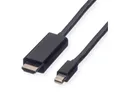 VALUE Mini DisplayPort Kabel, Mini DP-UHDTV, ST/ST Audio- & Video-Kabel, Mini DisplayPort Männlich (Stecker), UHDTV Männlich (Stecker) (300.0 cm)