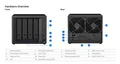 Synology DS923+ 4 Bay Desktop NAS Ryzen R1600 Dual-Core