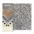 Primaflor PVC Boden Tronto | 200x100 cm | Stein Siena | 2,00 m Breite | Grau-Beige | 1,9 mm | CV Bodenbelag Meterware | Fliesen-Optik | rutschhemmend R10 | antistatisch | für Bad Küche Wohnraum Büro