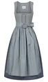 Nübler Langes Dirndl Gill in Silber, Größe:54