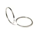 Boccia Titanium - CREOLE 40mm Titan poliert - 0508-03 - Ohrschmuck