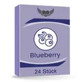 Kondome mit Geschmack Blaubeere 52mm - 24 Stück Gefühlsecht Extra dünn Extra feucht Analverkehr Gleitfilm von Lovelyness