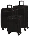 Reisekoffer BERTOO Bolzano - schwarz Set 3 in 1