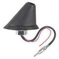 tomzz Audio 1000-022 Ersatz Antennfuss DIN Anschluß mit Verstärker kompatibel mit Audi Opel Seat Skoda VW u.a.