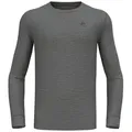 Odlo Funktionsshirt Natural Merino 200 Base-Layer-Shirt mit funktionellen Eigenschaften grau M