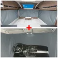 BREMER SITZBEZÜGE Blackout Gardinen Set kompatibel mit Ford Tourneo Custom ab 2012 Sonnenschutz Camping Camper Zubehör Komplet-Set Gardinen Vorhang Blickdicht zubehör
