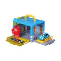 BB Junior My 1st Carry Along Garage: Spielset inklusive 1 Spielzeugauto VW New Beetle, ab 18 Monaten, blau (16-88621)