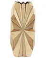 Vase aus Steinzeug in glänzendem Gold 37 cm Aelia