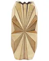 Vase aus Steinzeug in glänzendem Gold 37 cm Aelia