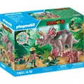 PLAYMOBIL 71821 Triceratops mit Jungtier