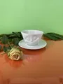 TV Tassen Kaffeetasse weiß glücklich 0,20 L