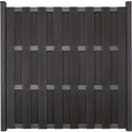 GroJa Fertigzaun quadratisch 180 x 180 cm Anthrazit mit Querriegeln DB703