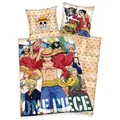 Klaus Herding - One Piece Anime Bettwäsche Renforcé 80x80cm/135x200cm