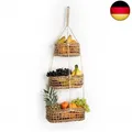 Fruit Hub - Obstkorb hängend aus Seegras - Etagere zur Wandmontage-100%