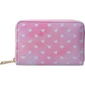 Clayre & Eef Brieftasche 10x15 cm Rosa Polyester Herzen - Rosa