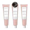 COLOR.IT by BM - Permanente Haarfarbe in Salonqualität, 3x 100ml (4.75 Mittelbraun Braun-Mahagoni, 3er Pack)
