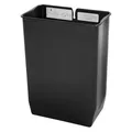 Rubbermaid Treteimer Inneneimer Slim Jim schwarz 30 L für Step-On Abfallbehälter aus Edelstahl (30 l) (1900680)