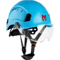 Mustbau Sicherheitshelm, EN397 Schutzhelme mit Schweißband und Visier, 53 bis 63cm Verstellbarer Kopfumfang, strapazierfähiges ABS-Material Für ...