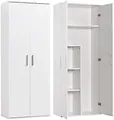 Mehrzweckschrank PROCONTOUR "Schrank Clara", weiß, B:64cm H:167cm T:34cm, Schränke, Mehrzweckschrank, Höhe 167cm mit variabel verstellbaren Einlegeböden