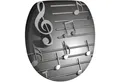 Sanilo WC-Sitz Musical Notes, mit Absenkautomatik, hochwertig & modern, universell, leichte Montage