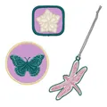 Lässig School Patches Set 3-teilig Patches Dragonfly flieder dunkelgrün Neu