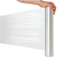Pakomat Stretchfolie Transparent | Palettenfolie Handstretchfolie 40 cm | 100 m Länge (bis 280 m dehnbar) 23my | Reißfest & stabil | Verpackungsfolie für Umzug, Möbel & Versand